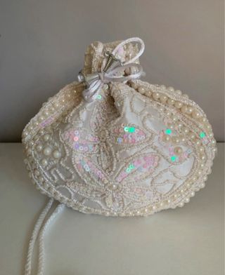 Bolso blanco de fiesta 