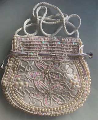 Bolso blanco de fiesta 
