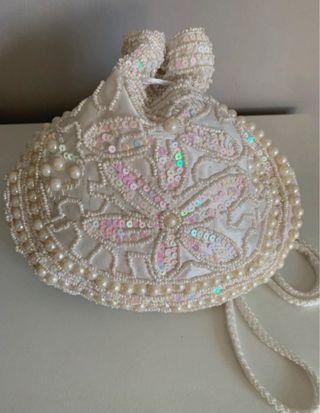 Bolso blanco de fiesta 