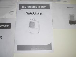 Libretti Istruzioni Come Nuovi Deumidificatore"COM