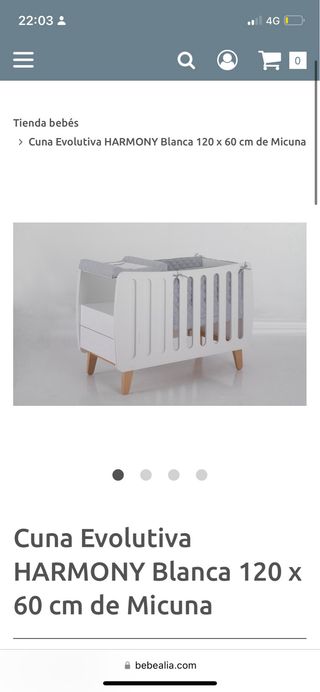 Cuna evolutiva Harmony de Micuna