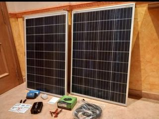 Kit solar 12v 2 placas 1200w dia inversor 600w