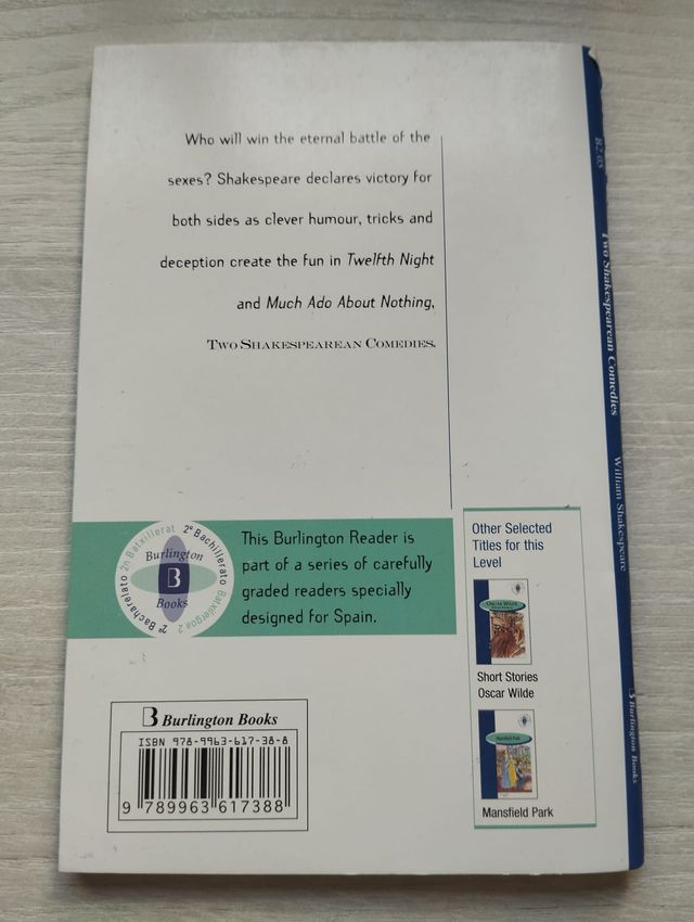 Two Shakespearean Comedies