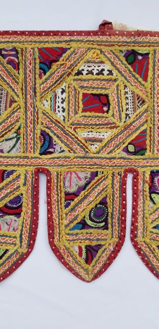 Copriporta toran indiano 100% cotone 192x39 cm