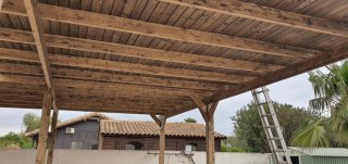 Pergola,cubiertas,escaleras.
