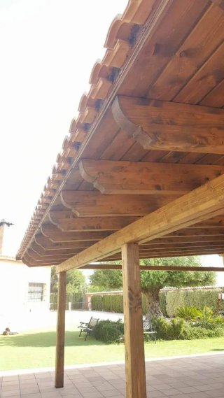 Pergola,cubiertas,escaleras.