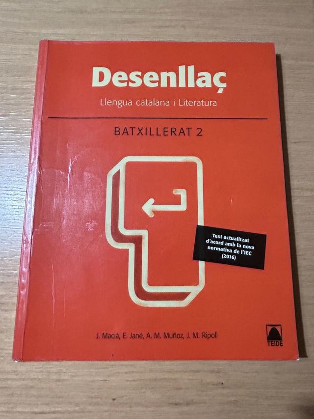 Libro Llengua Catalana i Literatura 2 bachi