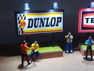 Scalextric ninco iluminación circuito