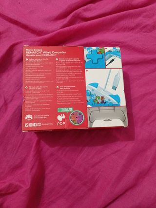 mando Nintendo switch edición super mari
