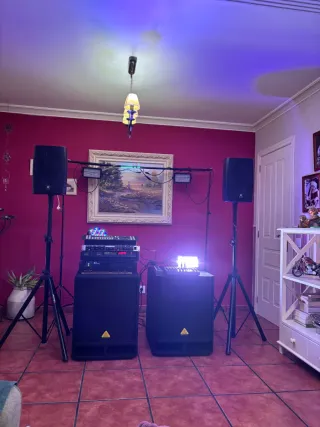 Alquiler equipo+dj eventos pequeños