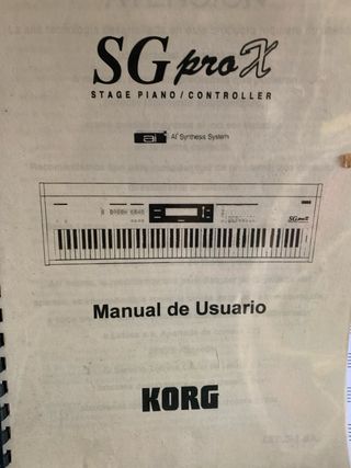 teclafo korg SG pro X