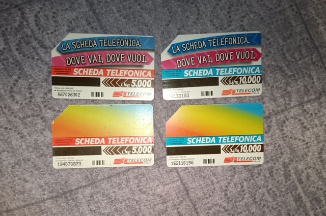 Schede Telefoniche Telecom Italia