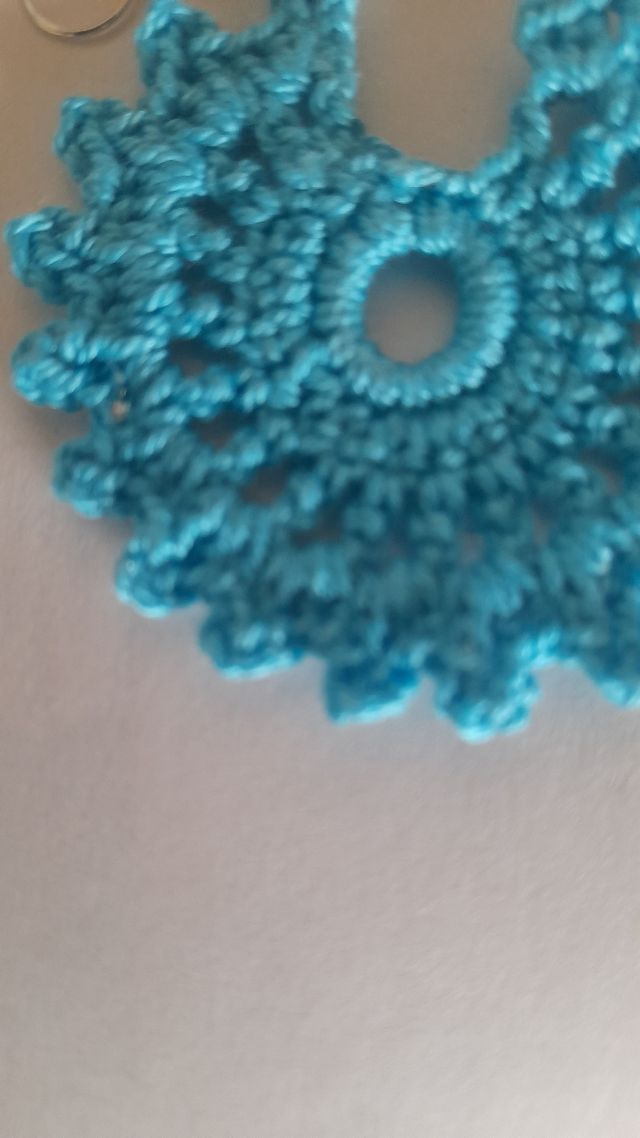 Brincos azul turquesa