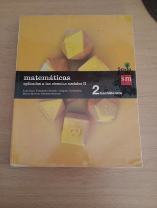 Libro matemáticas aplicadas 2 bac
