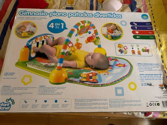Gimnasio piano bebe 4 en 1