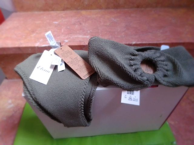 Bikini bandeau de Etam verde militar