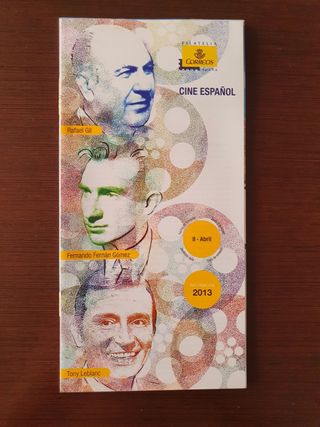 Sobre de sellos nuevos de Julio 2013.