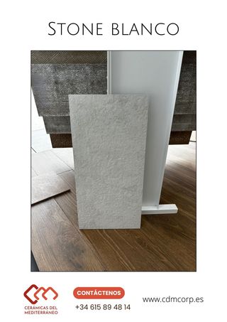 Cerámica Efecto Piedra - 30 x 60 cm