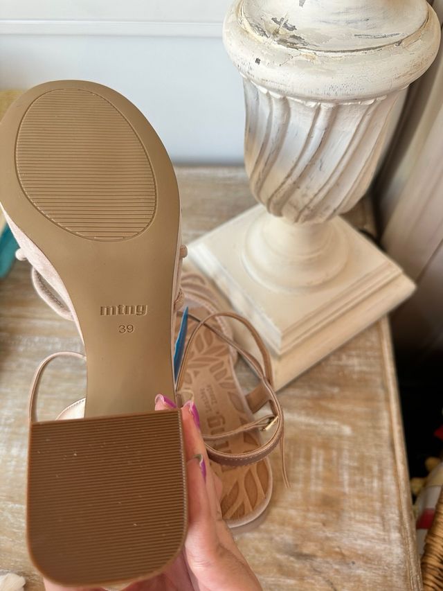 Sandalias sindy mustang rosas