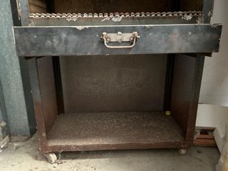 BARBACOA leña y carbón con parrilla elevable