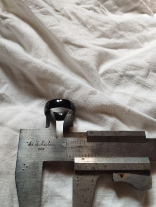 Anello acciaio lucido stondato