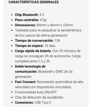 INTERCOM CASCOS MOTOCICLETA PACKTALK PRO