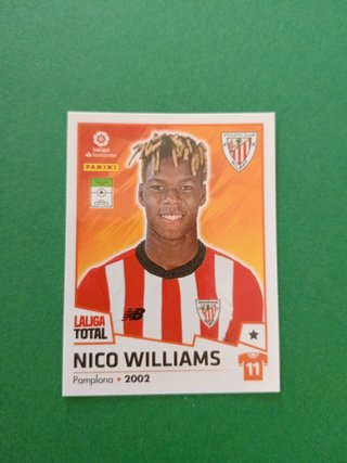 Nico Williams Rookie laliga total 22-23 panini