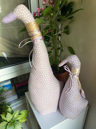 Oca peso de puerta patchwork.