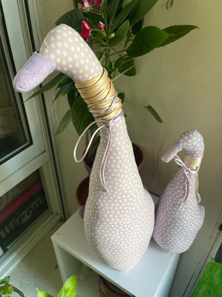 Oca peso de puerta patchwork.