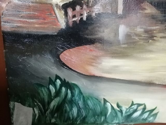 Quadro nuovo dipinto ad olio su tela