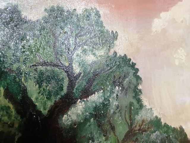 Quadro nuovo dipinto ad olio su tela