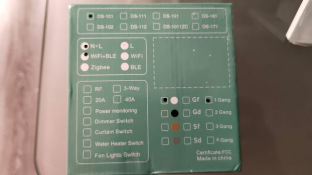 Interruptor Wifi inteligente