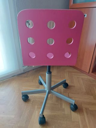 Silla escritorio niños rosa Ikea