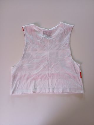 top estivo corto vintage y2k elastico nuovo cotone