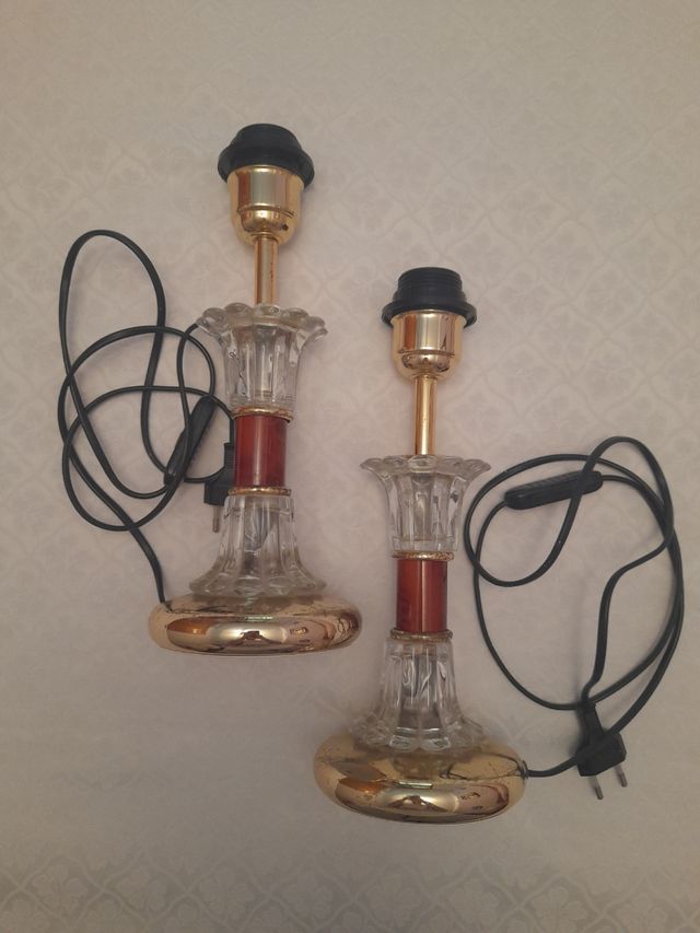 Set de lámparas antiguo