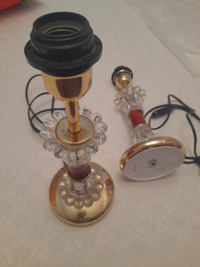Set de lámparas antiguo