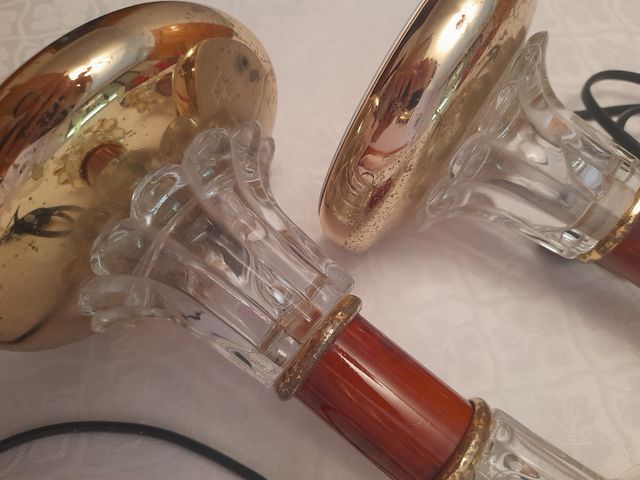 Set de lámparas antiguo