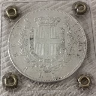 5 lire 1871 Roma Vittorio Emanuele II