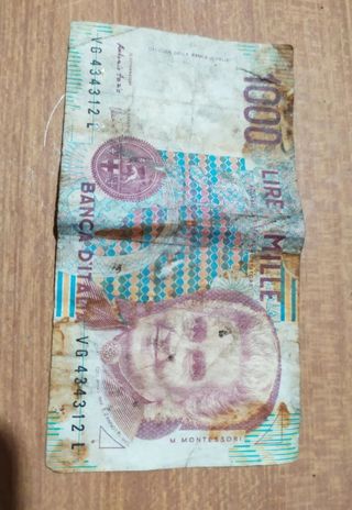 Mille lire rara 