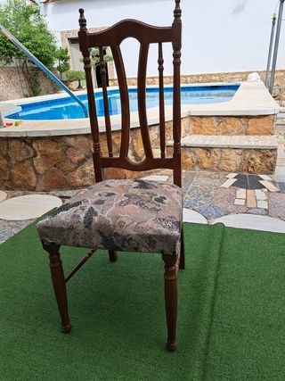 Sillas madera vintage