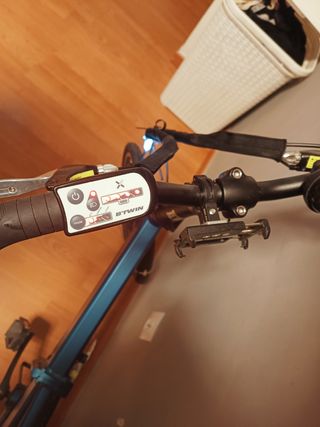 Bicicleta eléctrica plegable btwin 