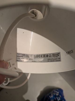 13 monturas Ikea Hemma portalámparas 