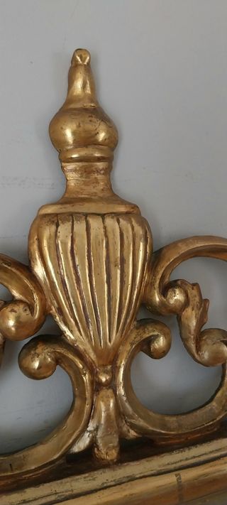 Espejo cornucopia pan de oro