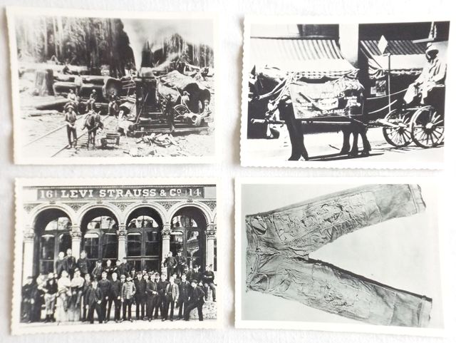 12 Cartoline Storiche Levi's in scatolo originale