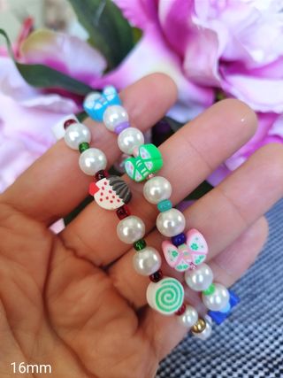 Braccialetti perle e gommine 