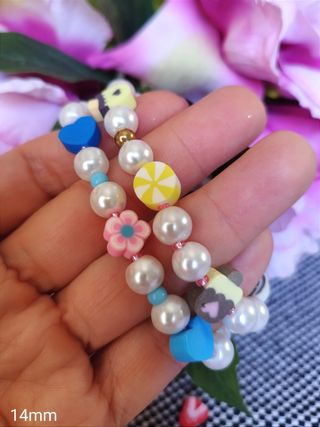 Braccialetti perle e gommine 