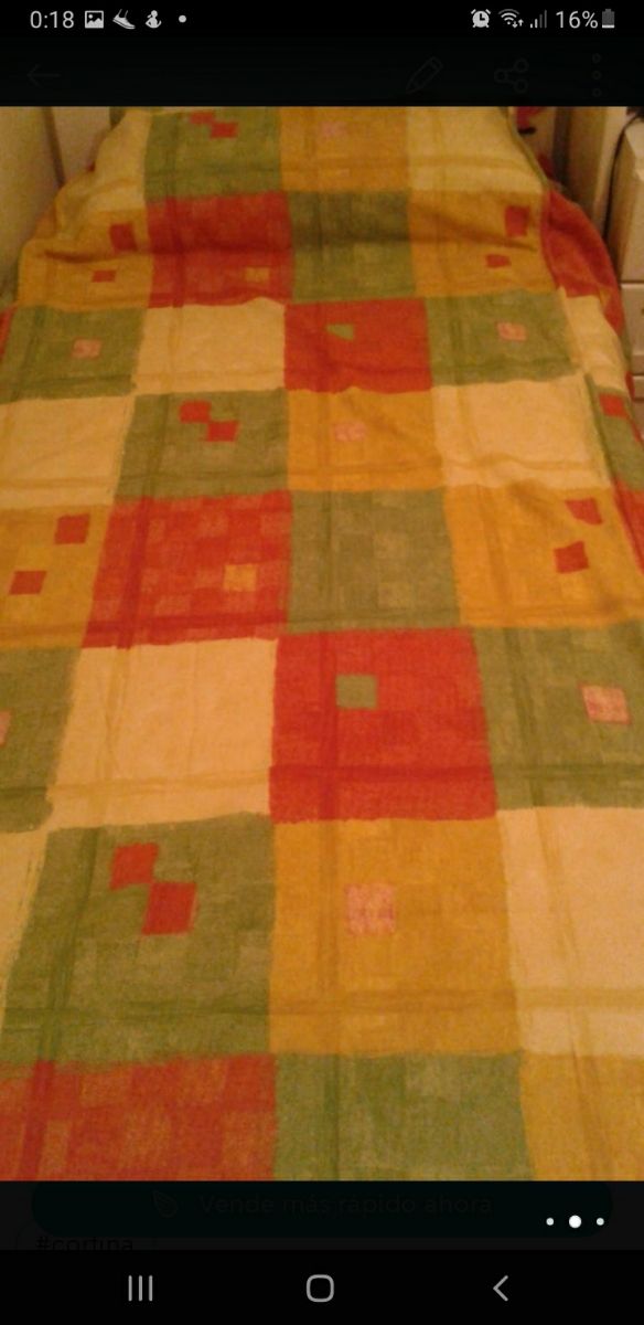 2 COLCHAS Y CORTINA A JUEGO HABITACIÓN JUVENIL