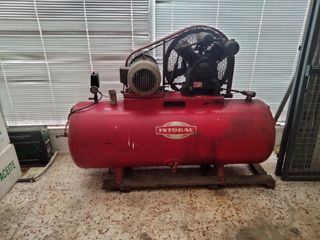 Lote de maquina compresor y torno 