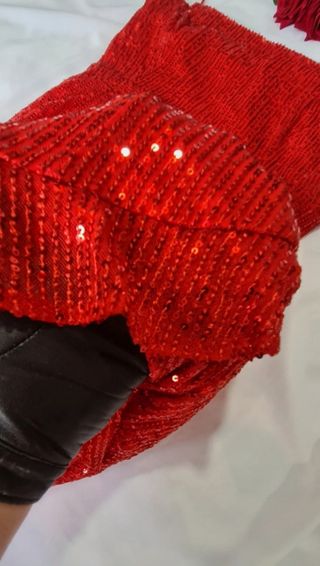 Vestido asimétrico rojo