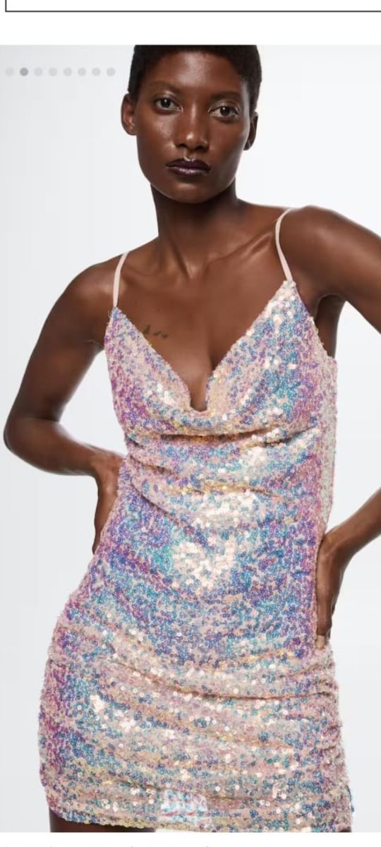 Vestido fiesta Mango